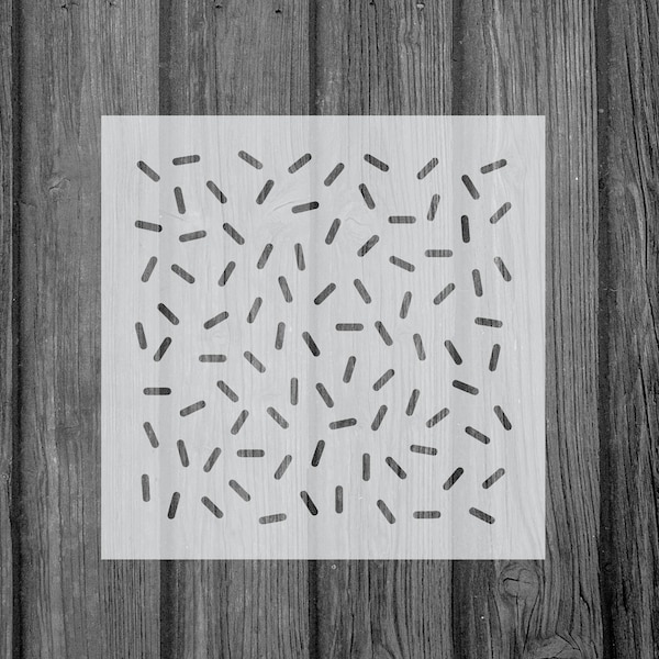 Sprinkles Stencil, Reusable Stencil For Painting, 497