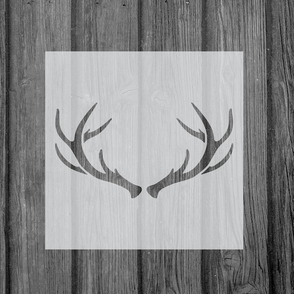 Deer Antler Stencil - Etsy