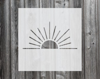 Sun Stencil, Reusable Stencil For Painting, 738