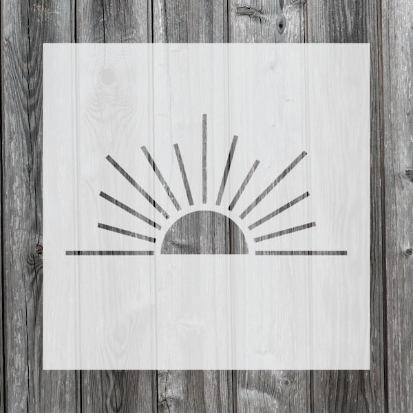 Sun Stencil, Reusable Stencil For Painting, 738