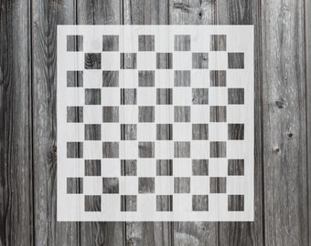 Checkerboard Stencil, Reusable Mylar Craft Stencil For Painting, 265