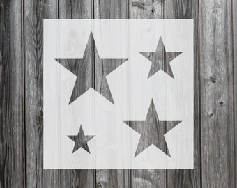 Star Template Stencil, Reusable Mylar Craft Stencil For Painting, 574