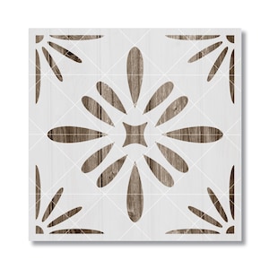 Tile Stencil - Reusable Mylar Template | Painting Crafts | Walls, Floors, Furniture | 10 Mil | 1008
