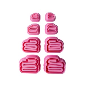 Loopy Swirl Cutters - Clay Cutter For Polymer Clay, Clay Cutter, Clay Earring Cutters, The Clayful Co