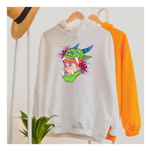 Anime Girl Oni Demon Styled Red Spider Lily Death Unisex Hoodie