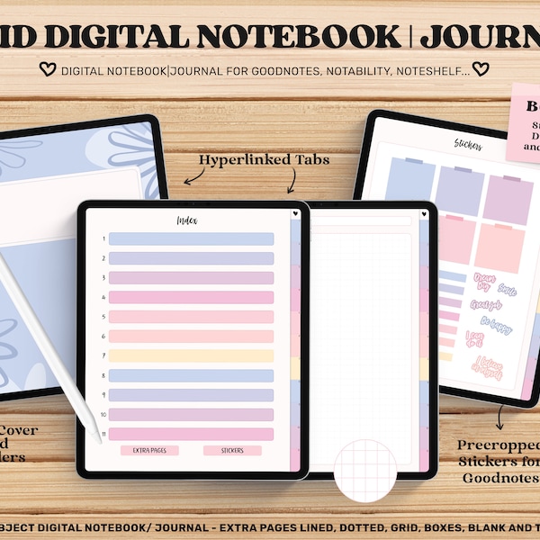 Free Goodnotes Template Etsy
