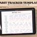 Goodnotes Template, Habit Tracker PDF, Cute Digital Journal Tracker ...