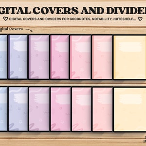 Digital Planner Covers, Goodnotes Cover, Digital Covers, Digital Notebook, Digital Notes, Goodnotes Notebook, iPad, Digital Journal
