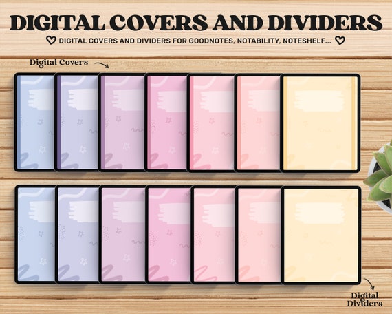 Digital Planner Covers, Goodnotes Cover, Digital Covers, Digital Notebook, Digital Notes, Goodnotes Notebook, iPad, Digital Journal