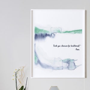 Inspirational Quote Print, Quote Picture, Rumi, New Beginnings, Simple Decor, Minimalist, Watercolour, Black and White, Poem Art