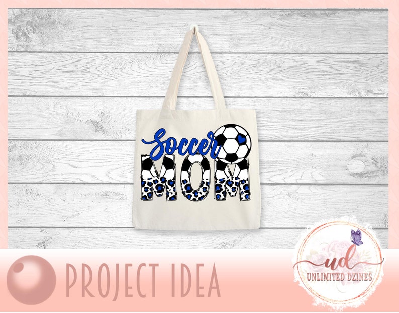 Soccer Mom PNG, Royal Blue Soccer Design, Royal Blue Leopard PNG | Transparent PNG, Hand drawn image 4