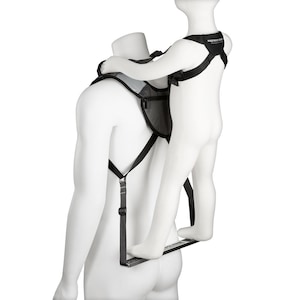 Mochila portabebés Piggyback Rider Scout: ideal para eventos familiares, rutas de senderismo, acampadas, viajes y parques temáticos (NEGRO)