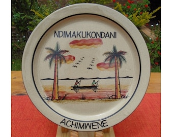 Plato de pared personalizado, adorno de pared, plato de regalo personalizado, plato de regalo de boda, idea de regalo de boda, plato decorativo, plato de cerámica personalizado