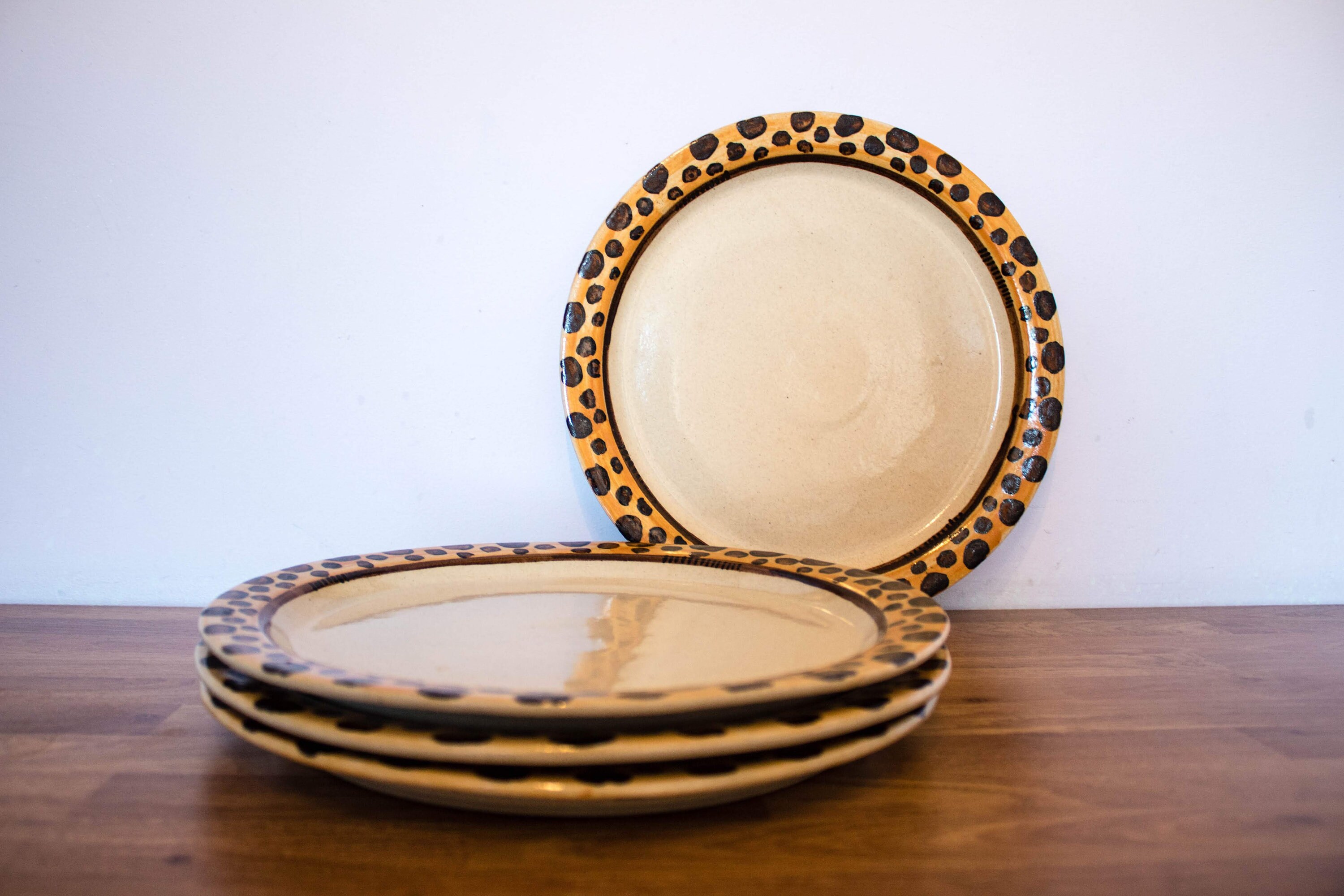 Animal Print Dinner Set, Animal Print Ceramics, Ceramic Dining Room