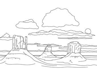 Monument Valley, Arizona, digital print