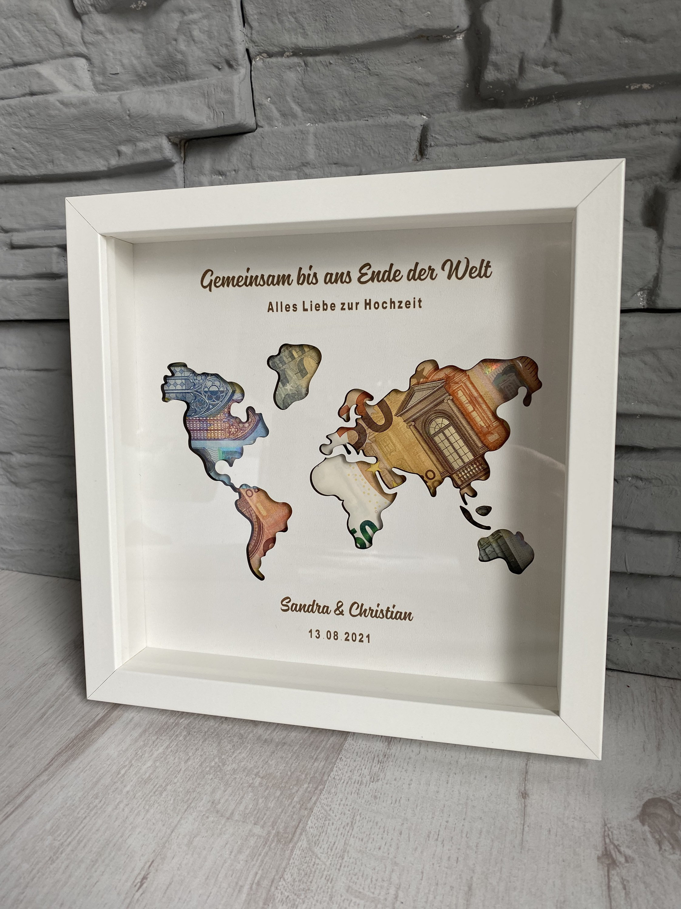 10 X Personalisierte Geldgeschenk-Karten Zur Hochze Produktbild-Vorschau 11