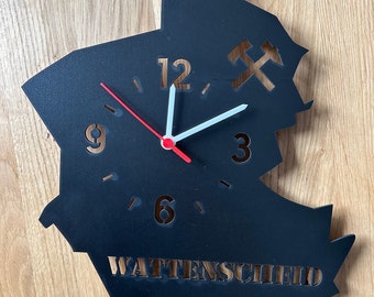 Wattenscheid Uhr / Umriss Wattenscheid