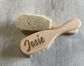 Personalized baby hair brush children's brush newborn