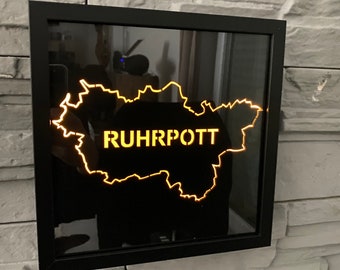 Mural illuminating the Ruhr area