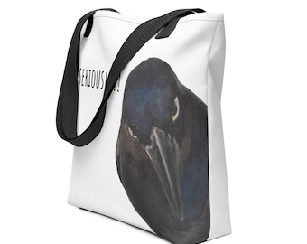 Seriously Crow Tote Bag