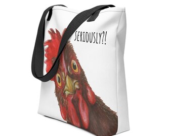 Seriously Chicken Tote bag