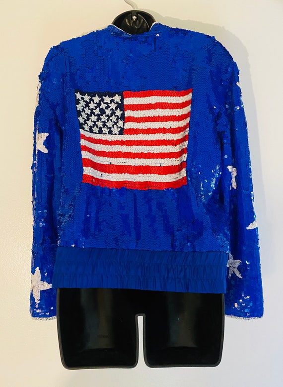 AMERICA SEQUIN JACKET