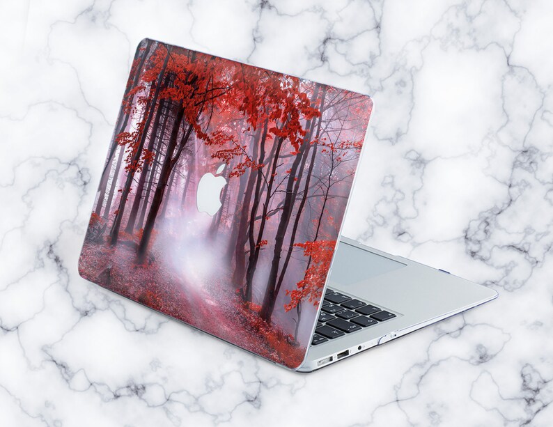 Fall Macbook Pro 16 Red Leaves Case Macbook 13 Air Autumn Case Macbook Pro 13 Fog Case Mac 15 Pro Forest Case Macbook Air 13 2020 CaseCH0421