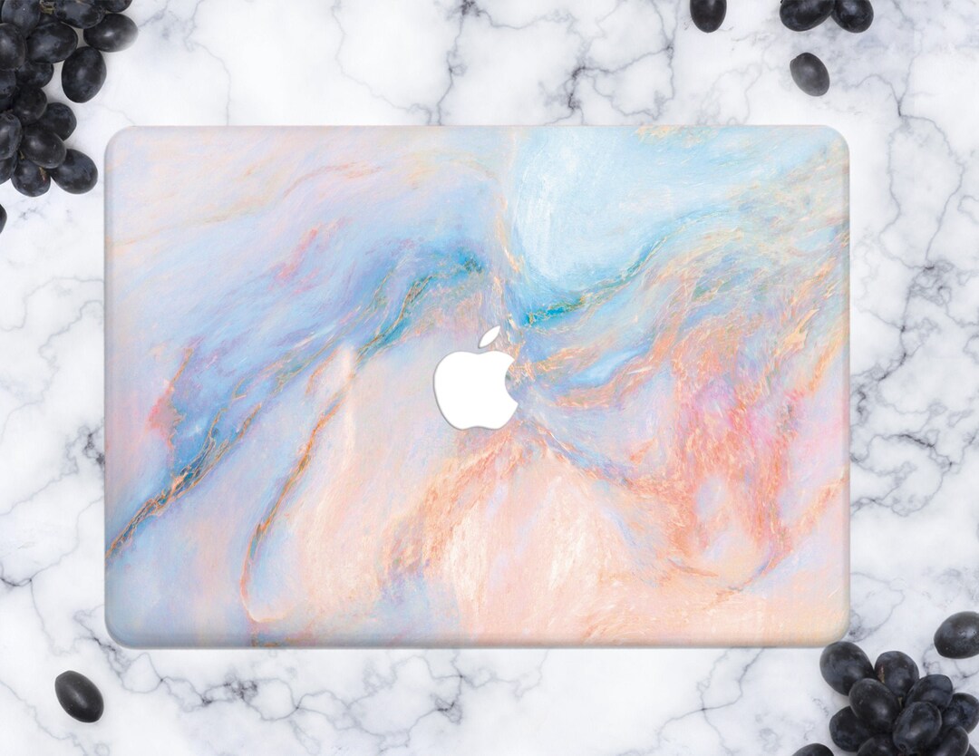 Pink Marble MacBook Hard Case Rose Gold MacBook Air 13 M1 Case A1932