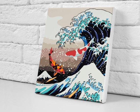 The Great Wave - Paint by Numbers