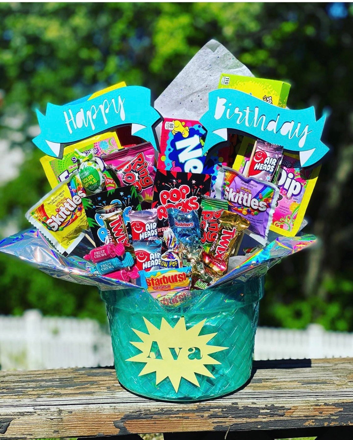 Personalized Sweet 16 Birthday Candy Bouquet Etsy