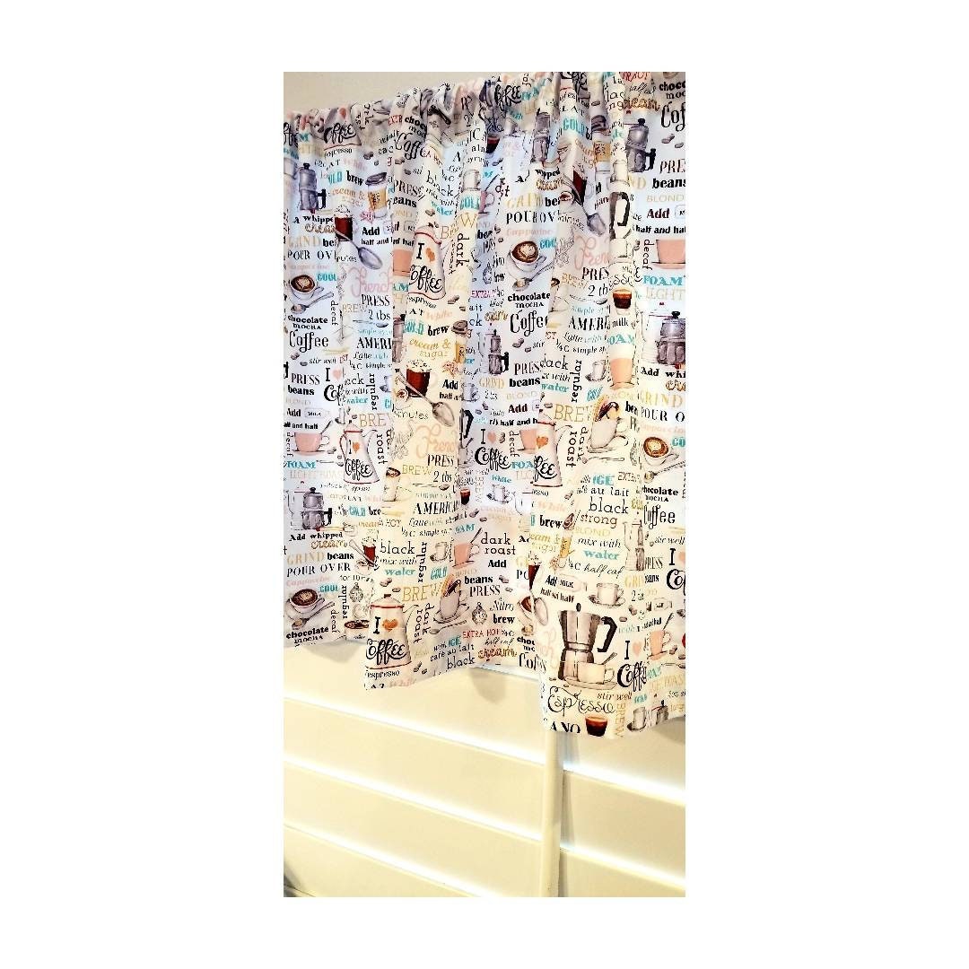 Cortina de cocina Cortina de café Cortinas temáticas de | Etsy