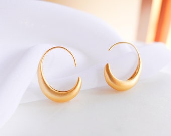 Gold J Hoops Etsy Gold J Hoops Etsy