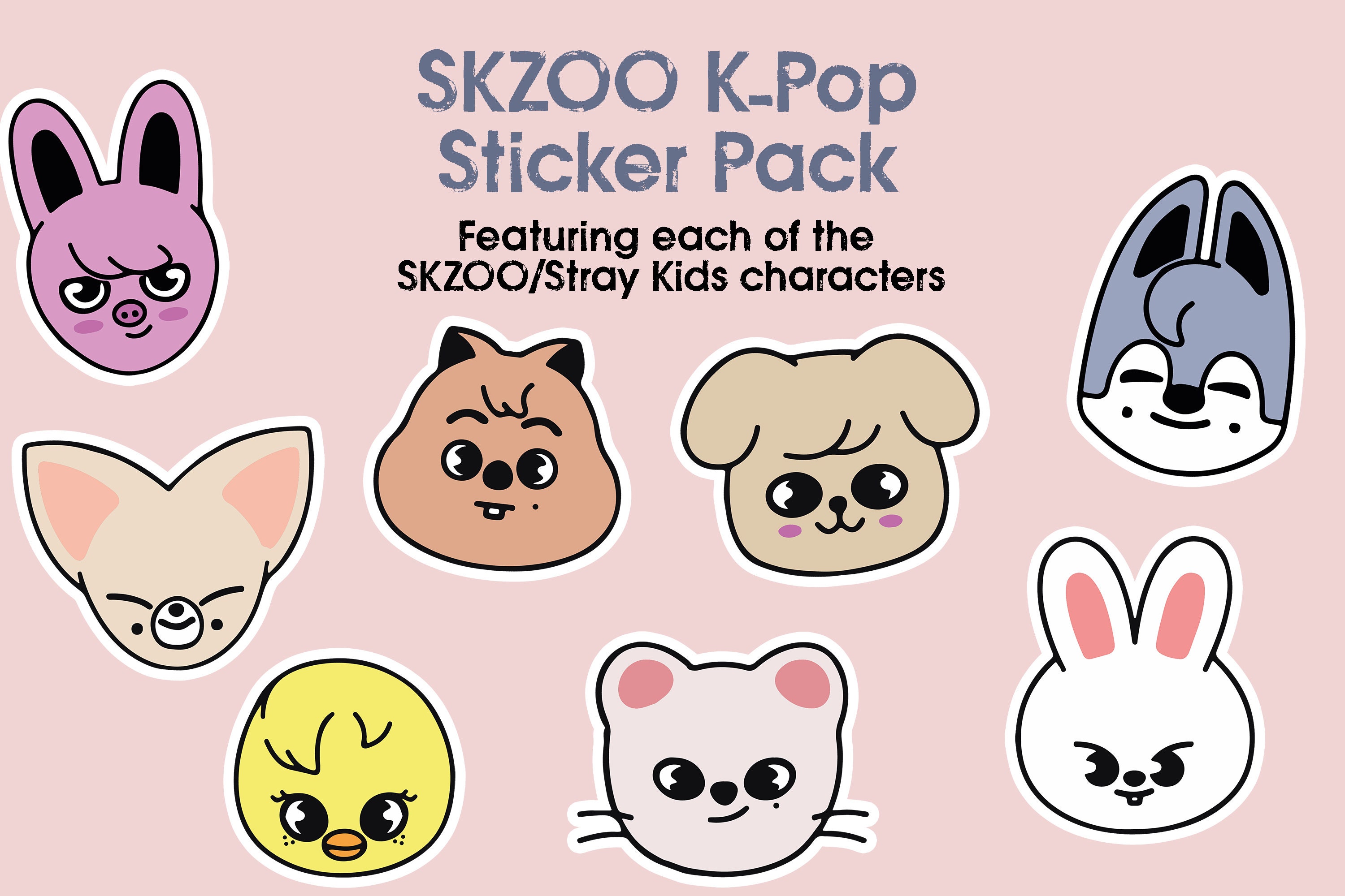 Skzoo/stray Kids Sticker Pack 