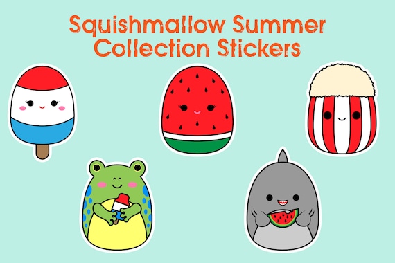 Squishmallow Sticker Pack Summer Collection 