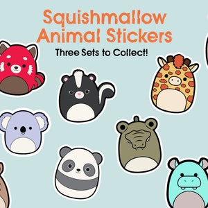 Squishmallow Sticker Pack | Animal Collections