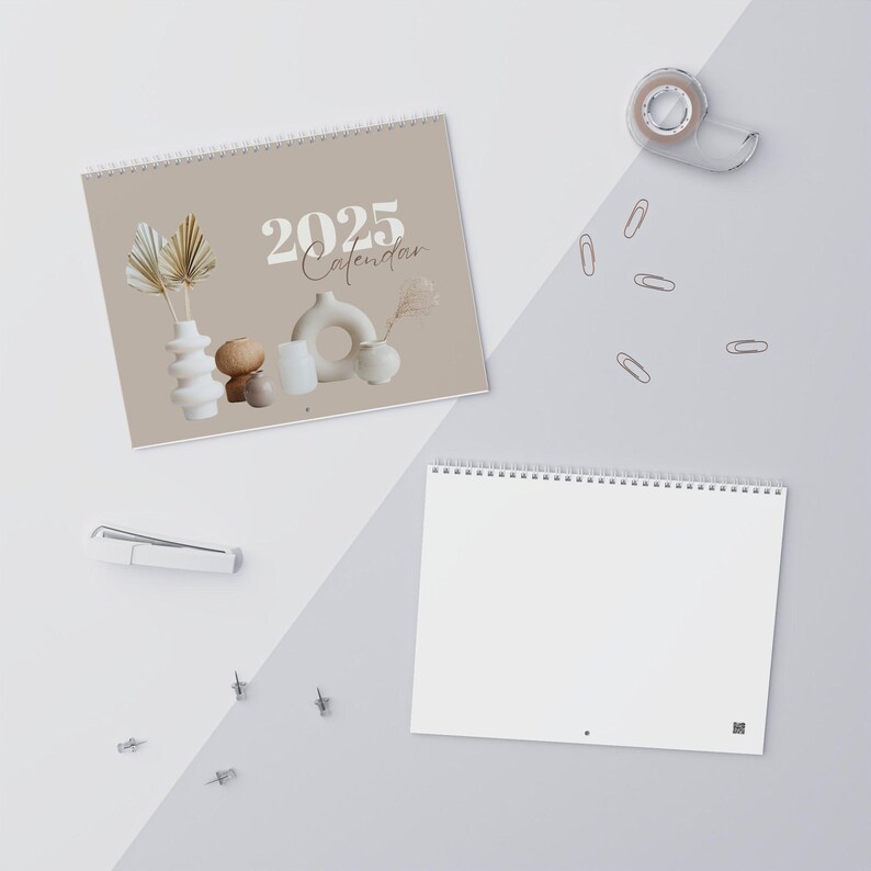2025 Aesthetic Wall Calendars Minimalist Monthly Planner, Yearly ...