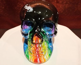 Rainbow Asphyxiation Skull