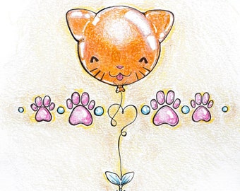 Kitty Balloon (Original)