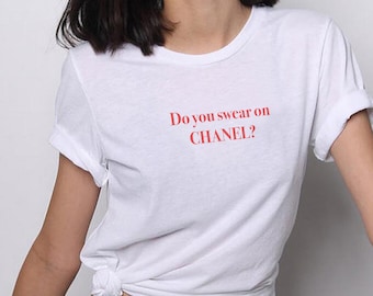 Uitrusten Lima opslaan Chanel T Shirt - Etsy