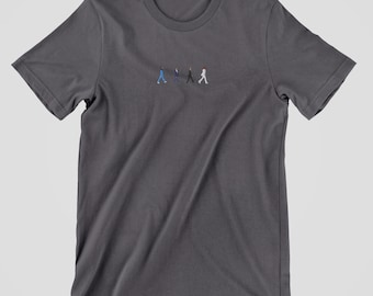 Abbey Road The Beatles Embroidery Unisex T shirt | Abbey Road Shirt, Embroidered Shirt, The Beatles Gifts, The Beatles Shirt, Gift for him