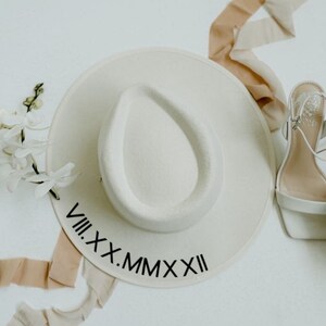 Personalized Fedora  Bride Hat | Custom Bridal Shower | Future Mrs. Hat| Honeymoon Hat | Mrs. Hat | Boho Wedding | Nashville Bachelorette