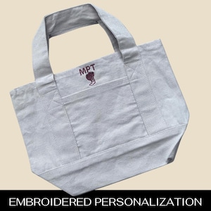 Mini Bachelorette Tote Bags | Custom Canvas Tote | Coastal Cowgirl Tote | Bridal Party Gift | Embroidered Bag | Personalized Gift