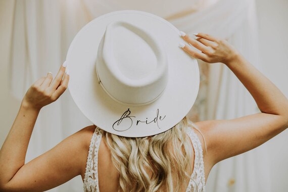 Honeymooning Bridal Hat Honeymoon Hat | Wicked Stitches Gifts main image 3