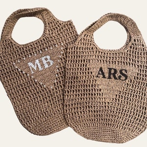 Personalized Bride Tote Bag | Bride Gift | Bachelorette Bags | Honeymoon Beach Bag | Custom Mrs Bag