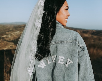 Wifey Denim Jacket - Etsy Australia