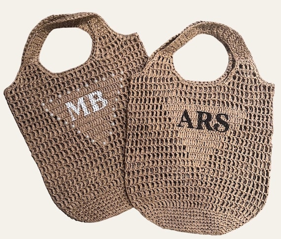 Personalized Bridesmaid Bags | Bridesmaid Gift Bag | Bachelorette Party Bags | Beach Bag | Bridal Party Gift Bags | Bridesmaid Proposal