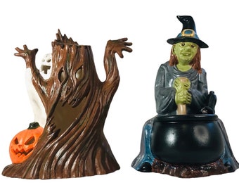 Ceramic Halloween Witch or Spooky Tree/Halloween Decor for your home