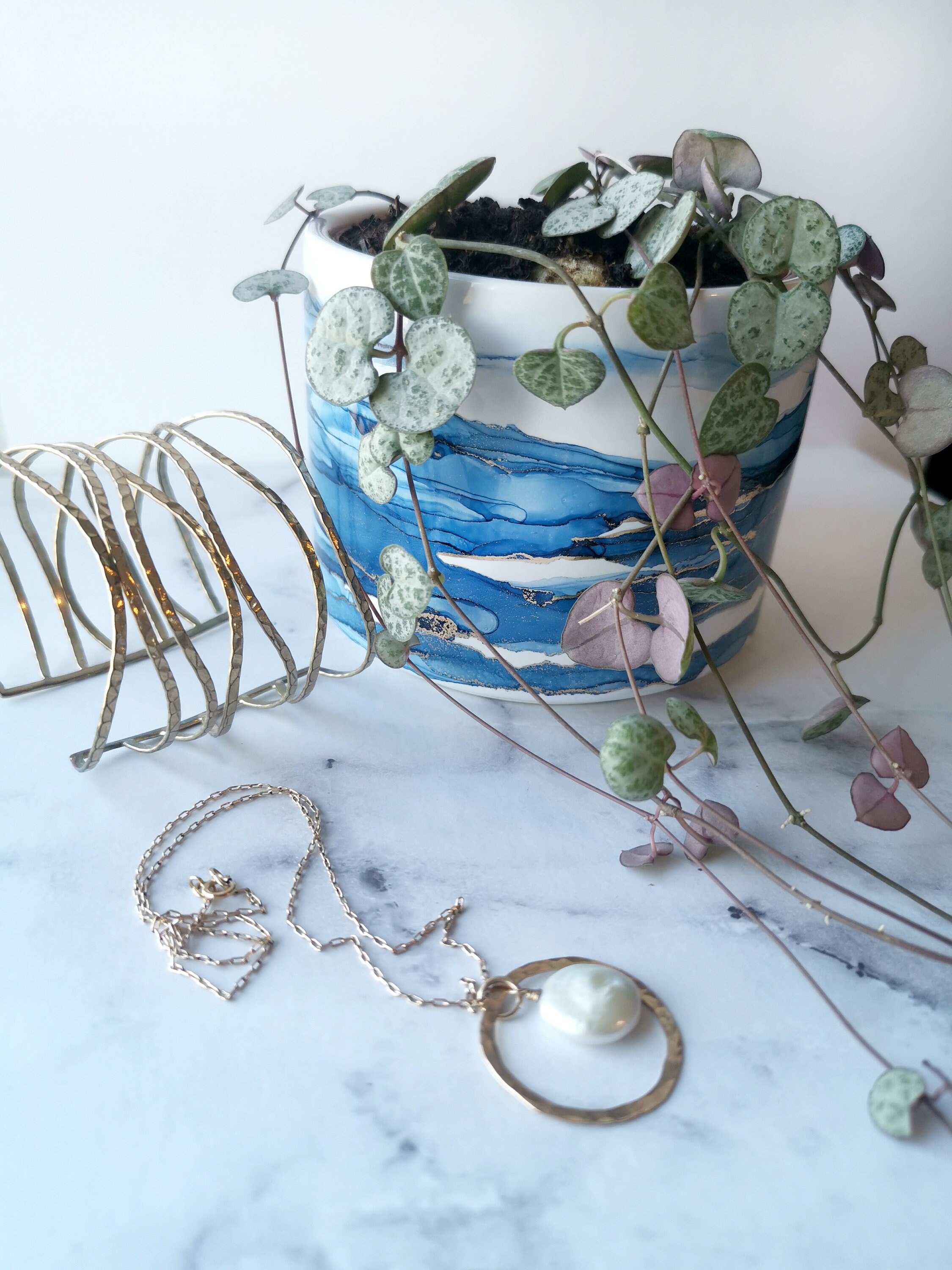 ORIGINAL Handpainted planter Plant Pot Storage Jar Etsy Canada