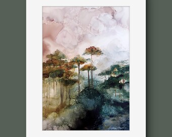 Giclée Art Print "Autumn's Approach" - Mounted or Unmounted