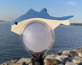 Decorazione con fusibile luminoso a forma di topper Super Tuna
